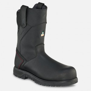 Red Wing 11-inch Waterproof, Insulated, CSA Safety Toe Pull-On Boot Black-Gray | XI1098473