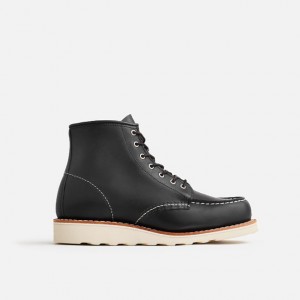 Red Wing 6-Inch Classic Short Boot in Black Boundary Leather | WS7309812