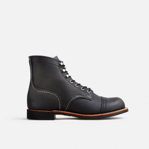 Red Wing 6-inch Boot in Black Harness Leather | XD8736592