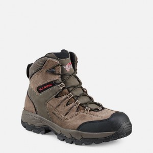 Red Wing 6-inch Waterproof Safety Toe Hiker Boot Gray | LI0615274