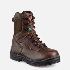 Red Wing 8-inch Insulated, Waterproof CSA Safety Toe Boot Black-Brown | OP8354026