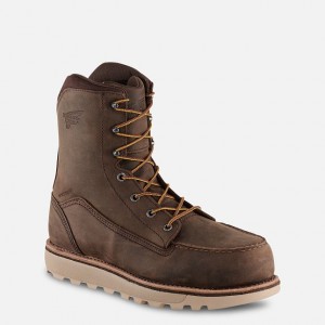 Red Wing 8-inch Waterproof Safety Toe Boot Tan | AR5921807