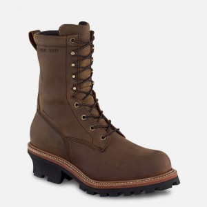 Red Wing 9-inch Waterproof, Safety Toe Logger Boot Sort | VR2410589