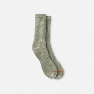 Red Wing Full Crew Socks in Olive | MI1896042