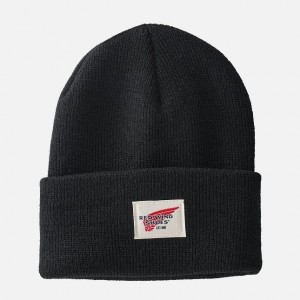 Red Wing Kids Cuffed Beanie Hat in Black | CQ7084163