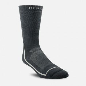 Red Wing Merino Wool Blend Crew Sock in Black | EJ1728904