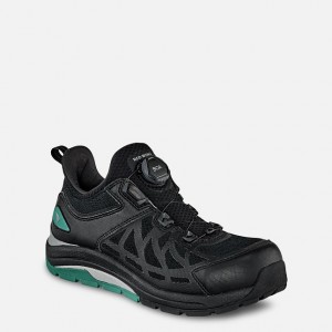 Red Wing Safety Toe Athletic Work Shoe Black-Teal | CP3016579