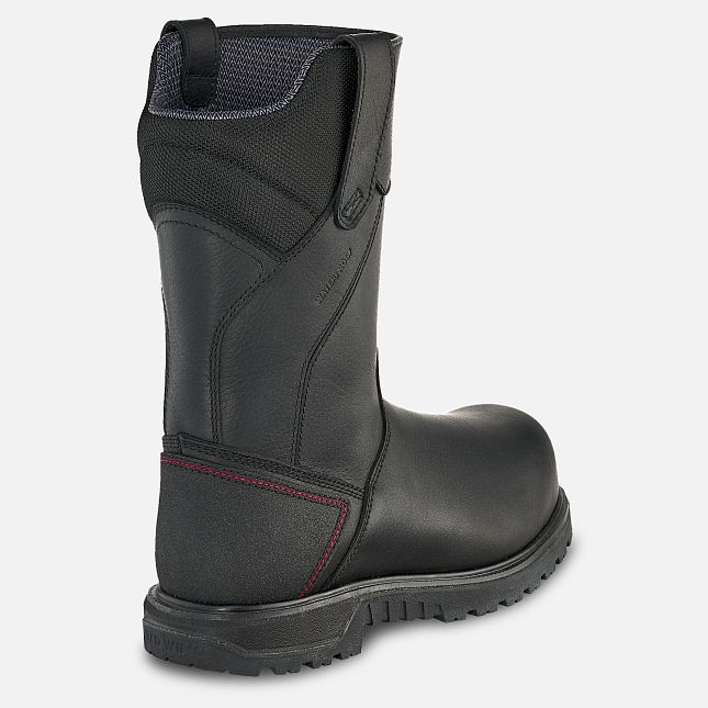 Red Wing 11-inch Waterproof, Insulated, CSA Safety Toe Pull-On Boot Black-Gray | XI1098473