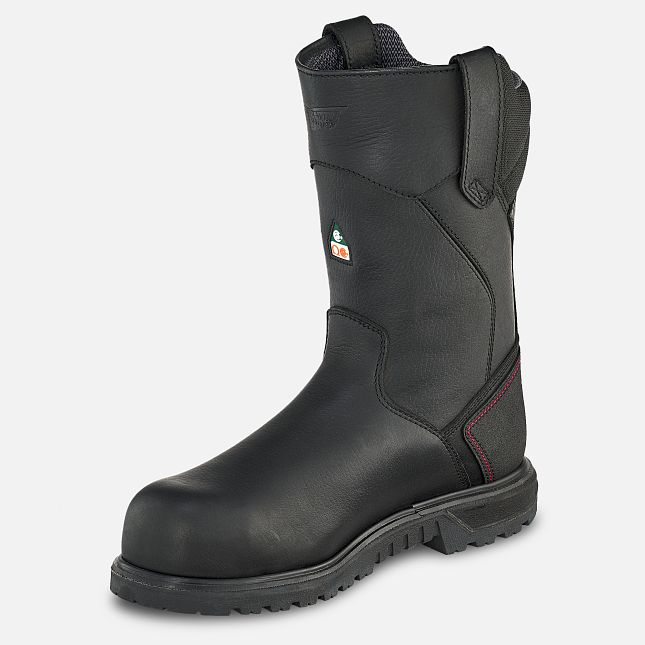 Red Wing 11-inch Waterproof, Insulated, CSA Safety Toe Pull-On Boot Black-Gray | XI1098473