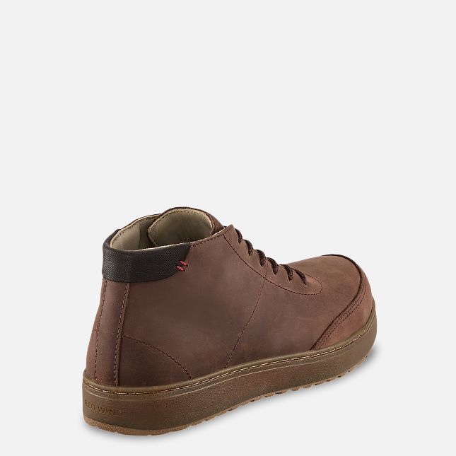 Red Wing 5-inch Safety Toe Chukka Brune | JR6820419