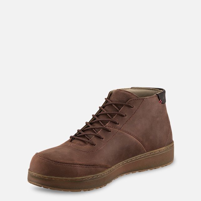 Red Wing 5-inch Safety Toe Chukka Brune | JR6820419