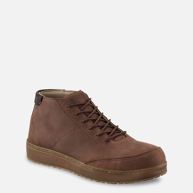 Red Wing 5-inch Safety Toe Chukka Brune | JR6820419