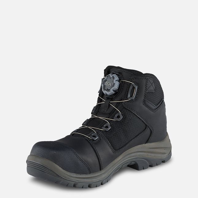 Red Wing 5-inch Waterproof Safety Toe Hiker Boot Black-Gray | TH8634790