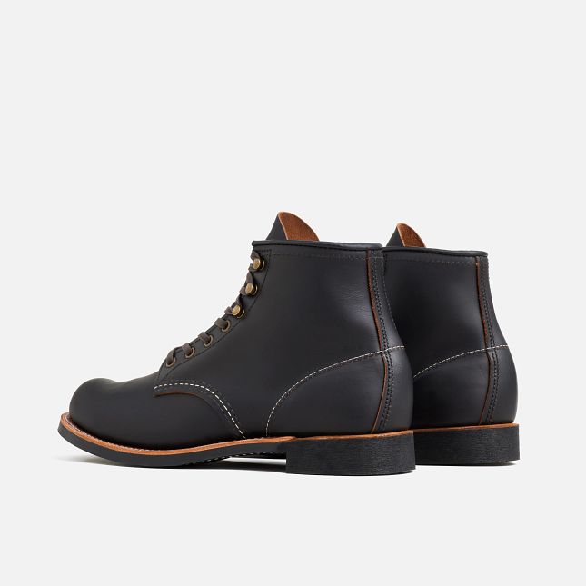 Red Wing 6-Inch Boot in Black Prairie Leather | AN0567893