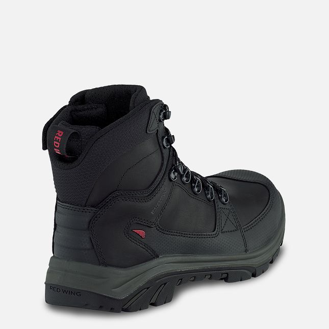 Red Wing 6-inch Side-Zip, Waterproof, CSA Safety Toe Boot Black-Beluga | KY3968102