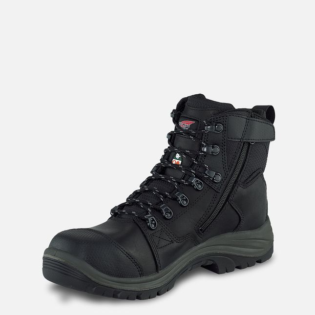 Red Wing 6-inch Side-Zip, Waterproof, CSA Safety Toe Boot Black-Beluga | KY3968102