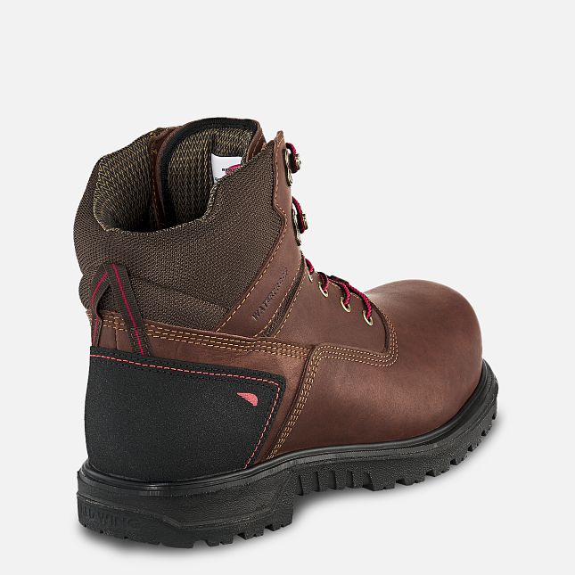 Red Wing 6-inch Waterproof CSA Safety Toe Boot Black-Gray | FA7035164