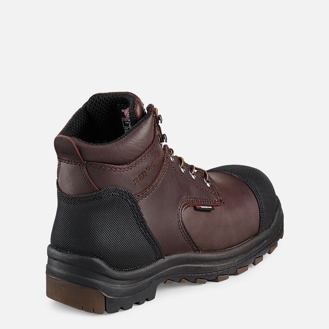 Red Wing 6-inch Waterproof CSA Safety Toe Boot Black-Brown | TN7149235