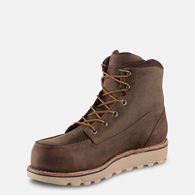 Red Wing 6-inch Waterproof Safety Toe Boot Tan | NL0753219