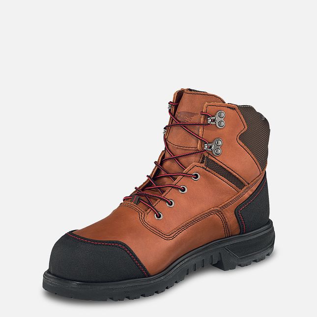 Red Wing 6-inch Waterproof Safety Toe Boot Black-Gray | NG6537904