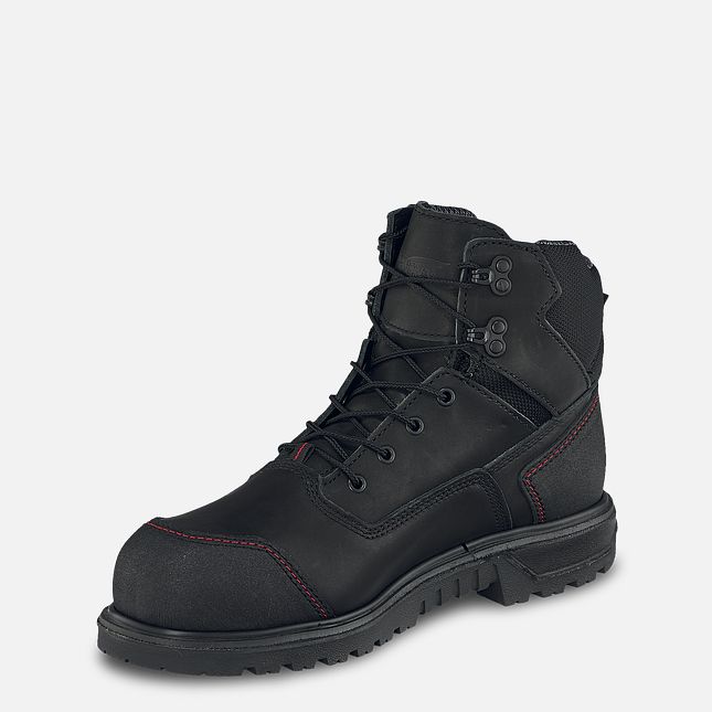 Red Wing 6-inch Waterproof Safety Toe Boot Black-Gray | AR0294816