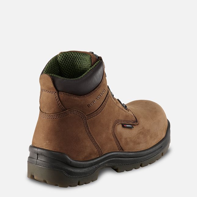 Red Wing 6-inch Waterproof Safety Toe Boot Brune | VU4198730