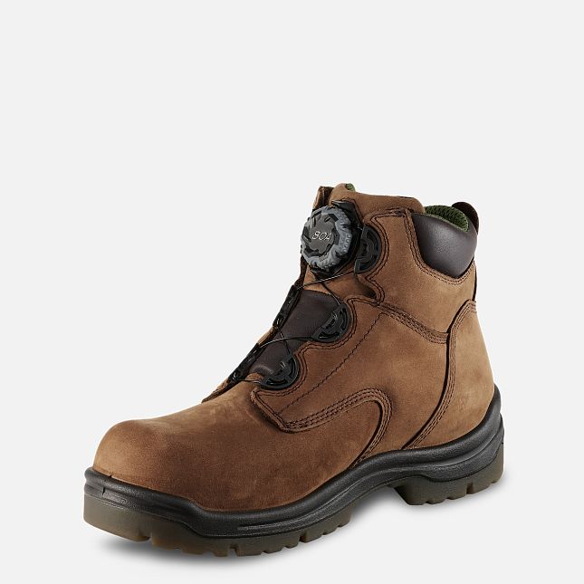 Red Wing 6-inch Waterproof Safety Toe Boot Brune | VU4198730