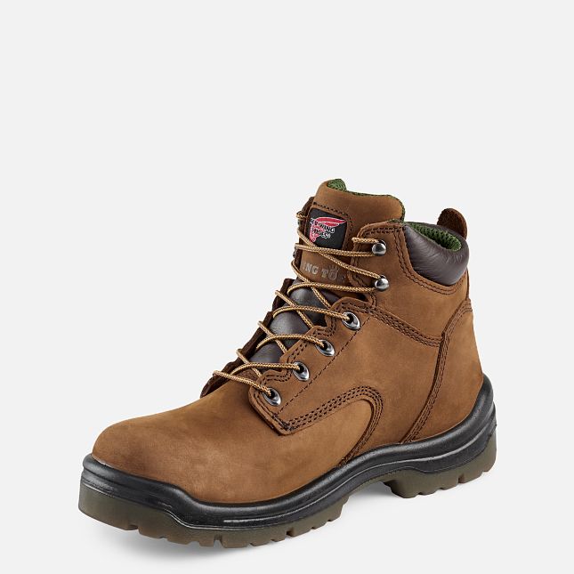 Red Wing 6-inch Waterproof Soft Toe Boot Brune | JD6327108