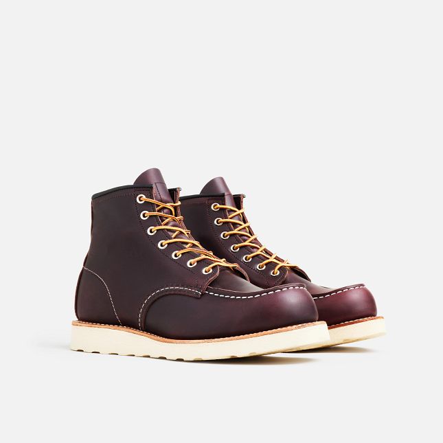 Red Wing 6-inch boot in Black Cherry Excalibur Leather | EF7238964