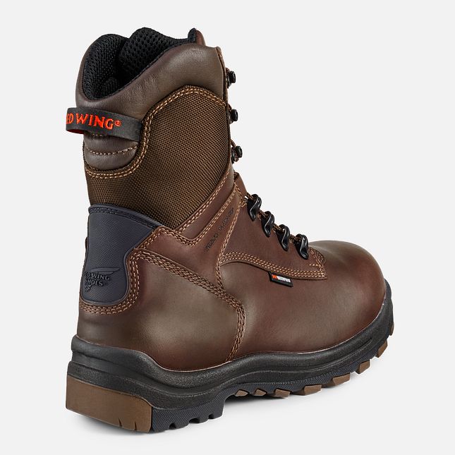 Red Wing 8-inch Insulated, Waterproof CSA Safety Toe Boot Black-Brown | OP8354026