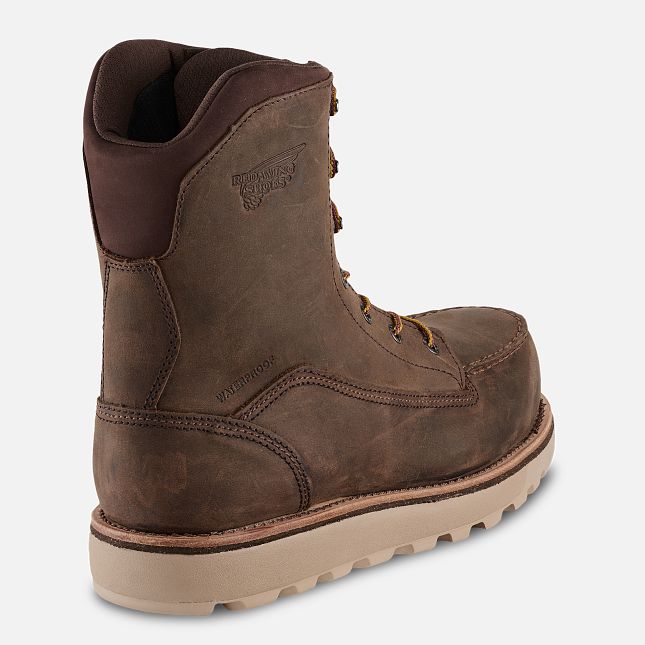 Red Wing 8-inch Waterproof Safety Toe Boot Tan | AR5921807