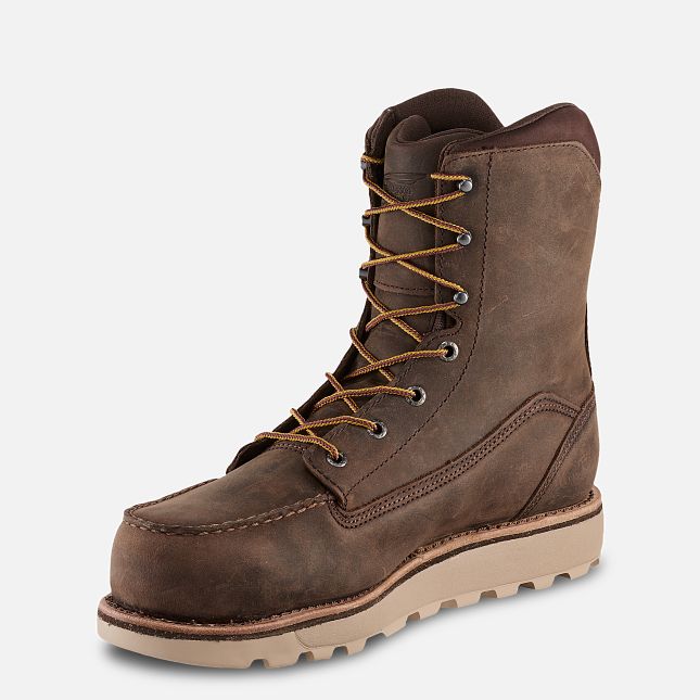 Red Wing 8-inch Waterproof Safety Toe Boot Tan | AR5921807