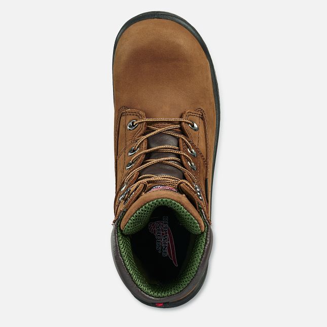 Red Wing 8-inch Waterproof Safety Toe Boot Brune | UY6154729