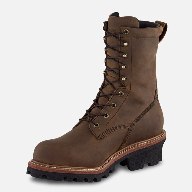 Red Wing 9-inch Insulated, Waterproof Safety Toe Logger Boot Sort | CM9486107