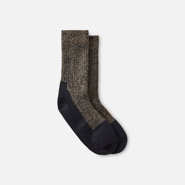 Red Wing Deep Toe-Capped Crew Sock in Black | FS9706841