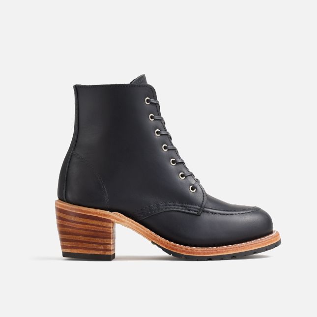 Red Wing Heeled Boot in Black Boundary Leather | OA9347562