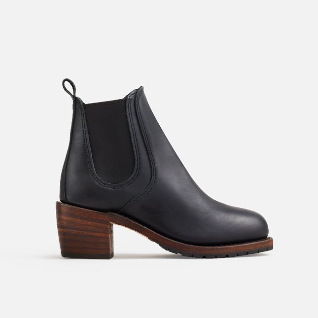 Red Wing Heeled Boot in Black Boundary Leather | WG8175690