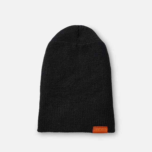 Red Wing Merino Wool Knit Hat in Black | IH0321568