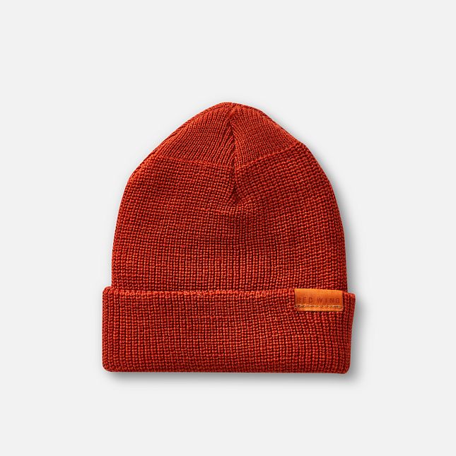 Red Wing Merino Wool Knit Hat in Rust | ZJ9461025