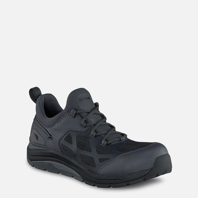 Red Wing Safety Toe Athletic Work Shoe Black-Charcoal | WD1390574